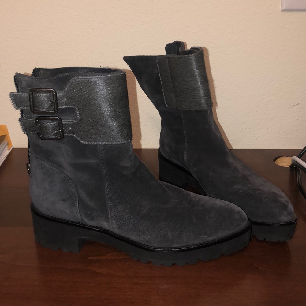 Black Suede Homer Boots